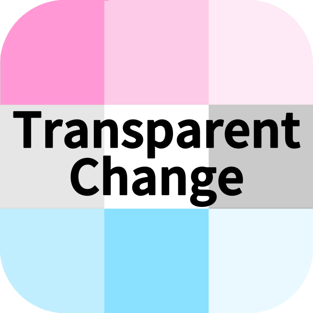 Transparent Change square logo